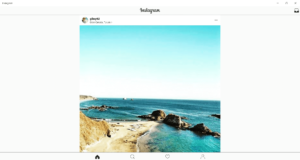 how to post photos on instagram windows 10