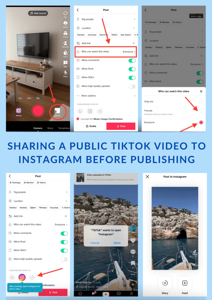 How to Link an Instagram Account to a TikTok Profile