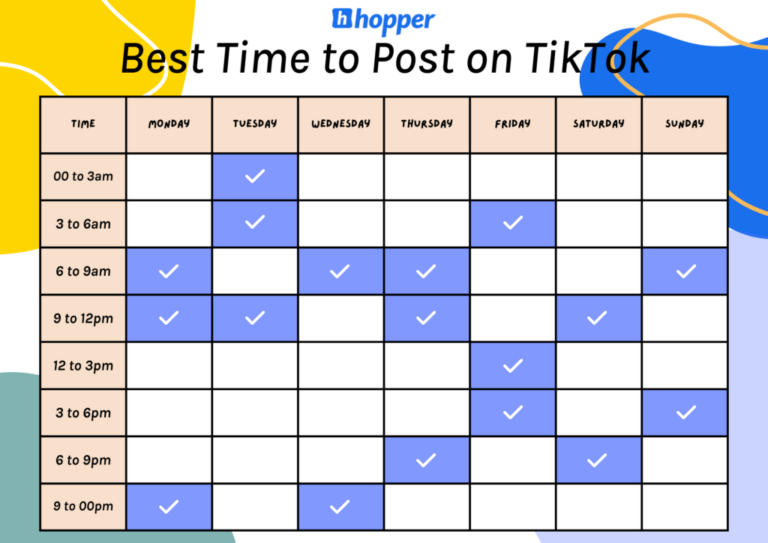 The Best Time To Post On TikTok In 2024 Best Time Calendar   BTTP 768x543 