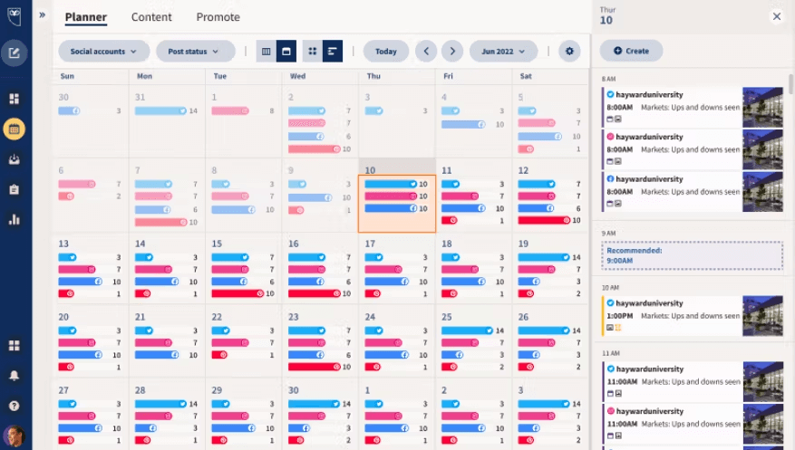 Hootsuite Interface 